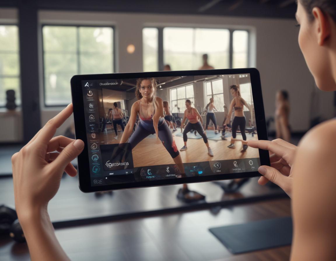 Diverse group performing functional fitness in a friendly studio