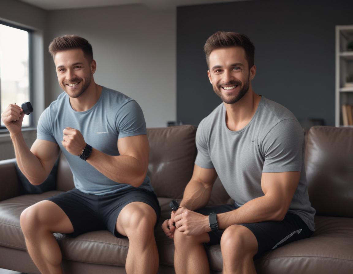 Fitness calendar tracking progress with motivational notes