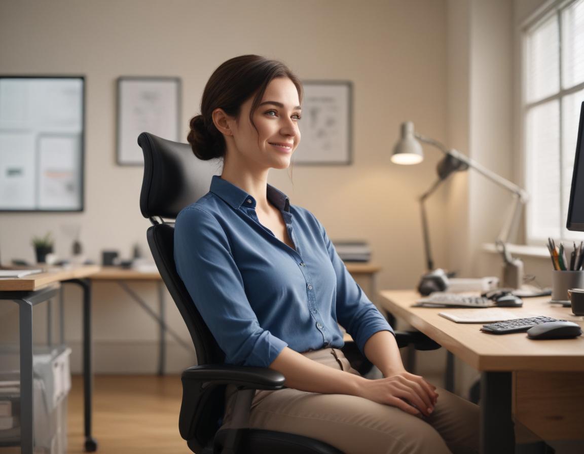 Shoulder rolls in a gym setting.