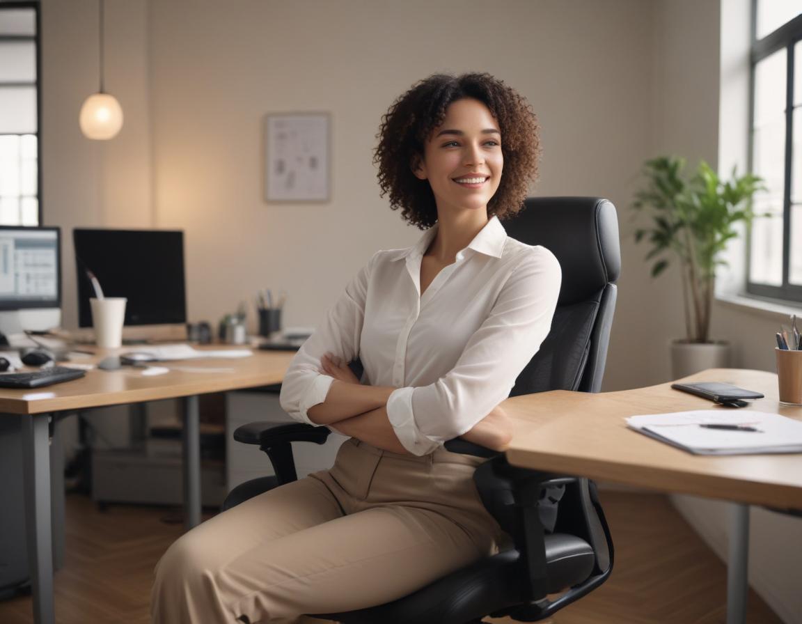 Group of office workers performing stretching exercises.