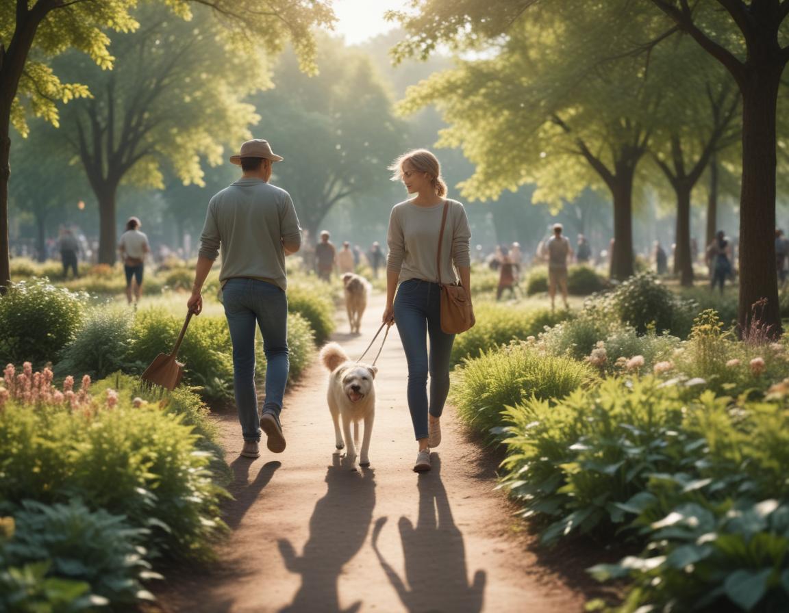 Diverse community event featuring yoga, meditation, and walks in nature