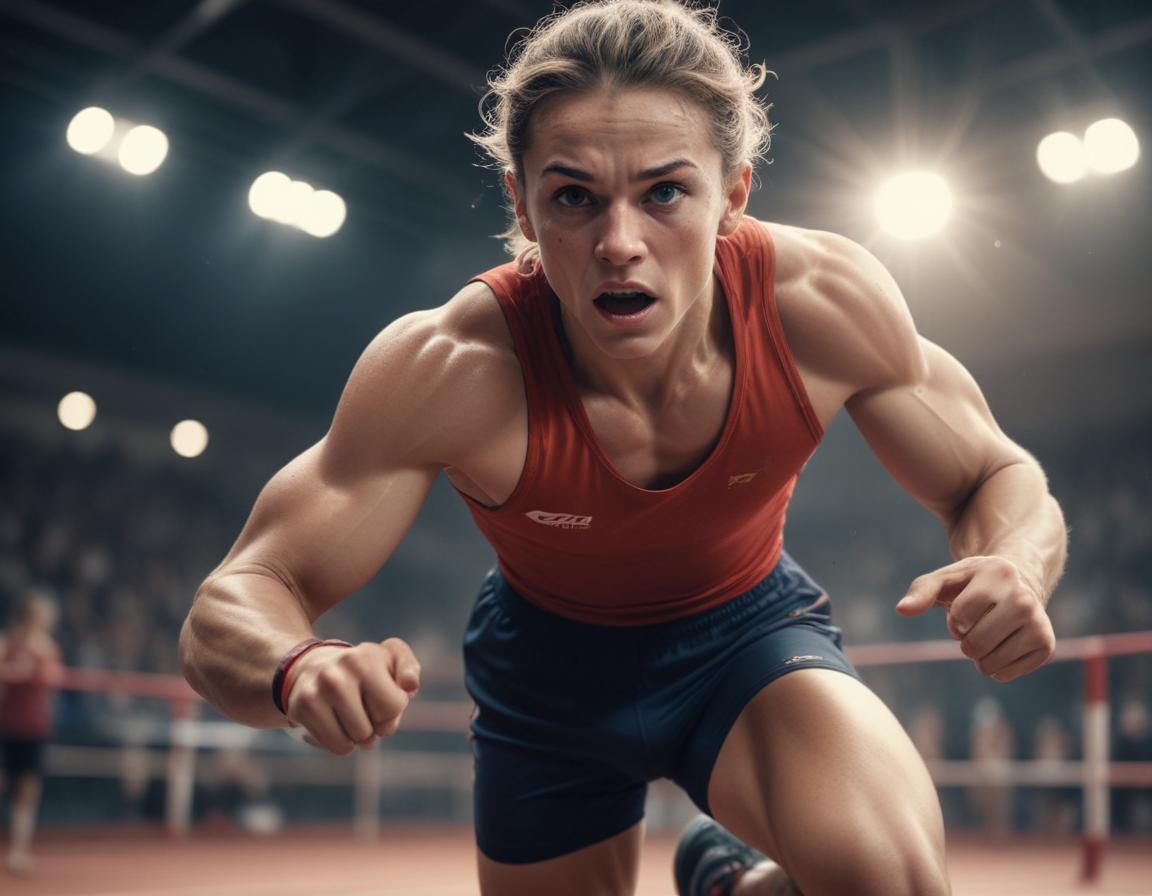 Athlete reflecting after game