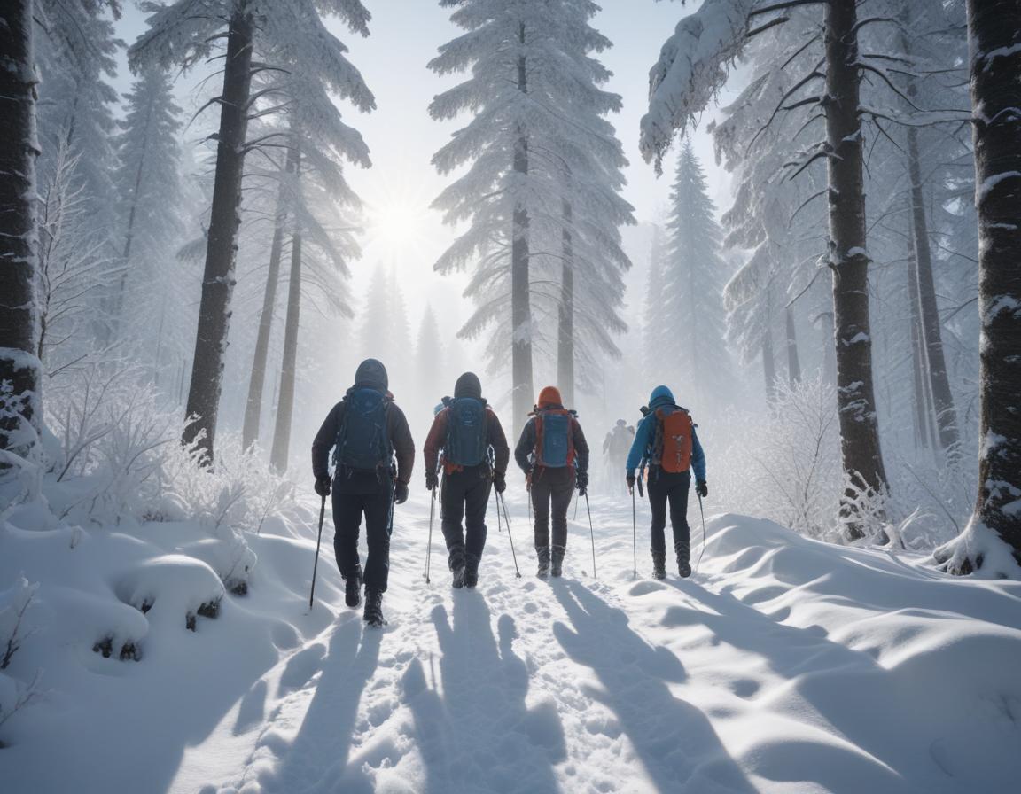 Professional athlete training on an icy mountainside with advanced gear