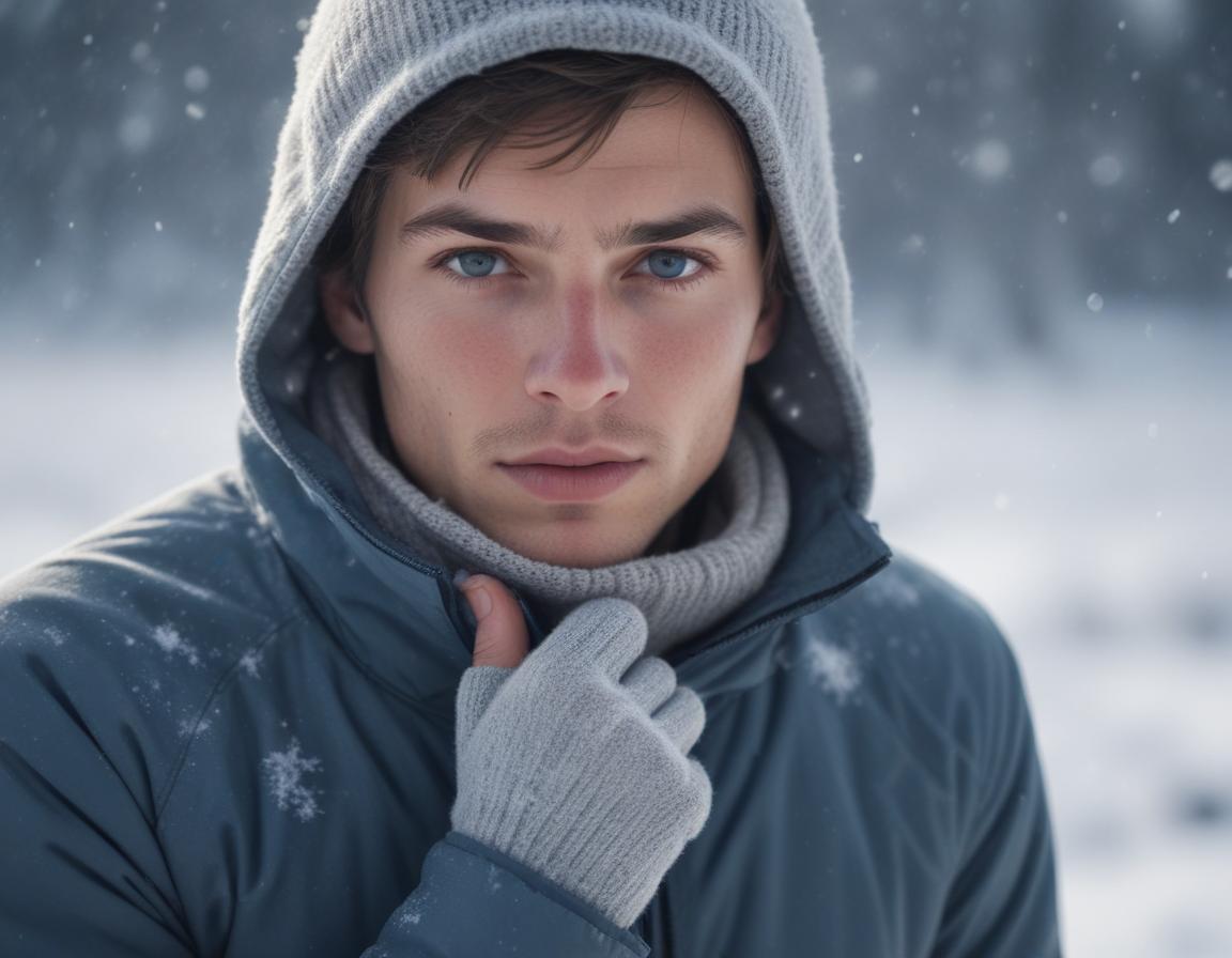 Arctic athletes engaged in cross-country skiing and glacier running