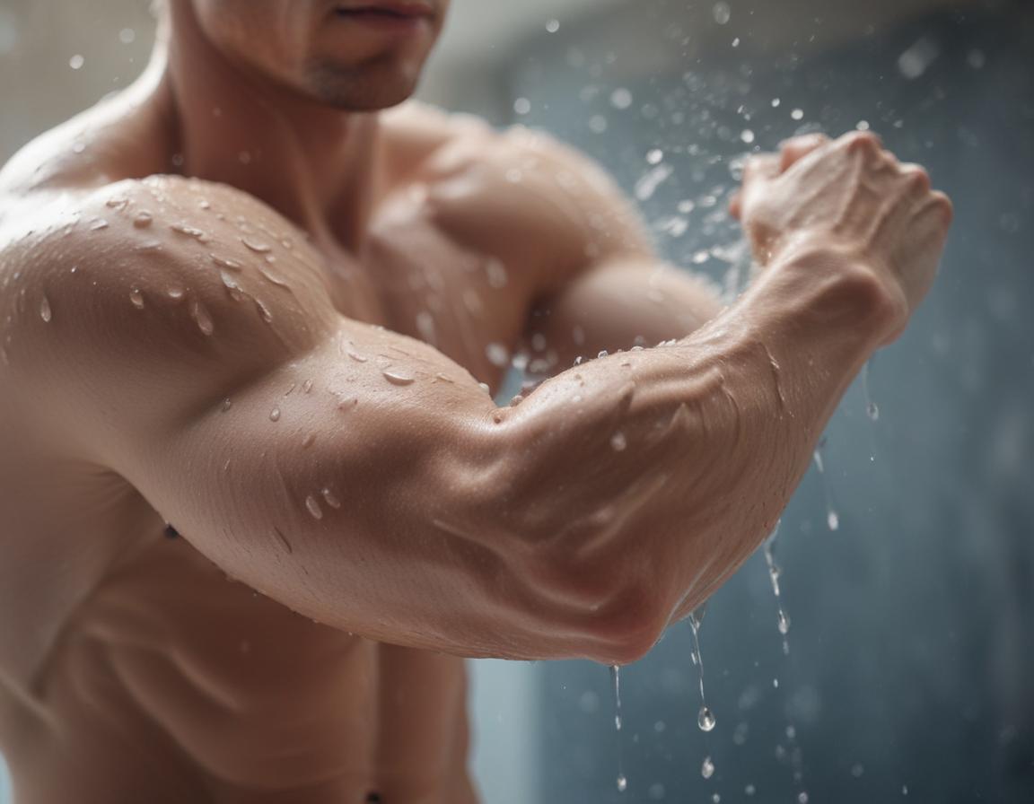 Illustrated diagram of brown adipose tissue activation with biological annotations